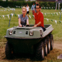 corporate challenge day driving 6 wheel buggies