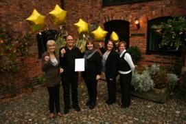 five start tourism award for The Courtyard, Helsby