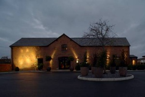 Exteriro of The Barn restaurant
