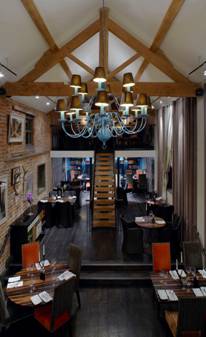 interior of The Barn restaurant